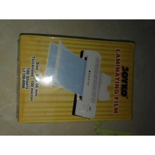 

Plastik laminating ukuran KTP 100 micron