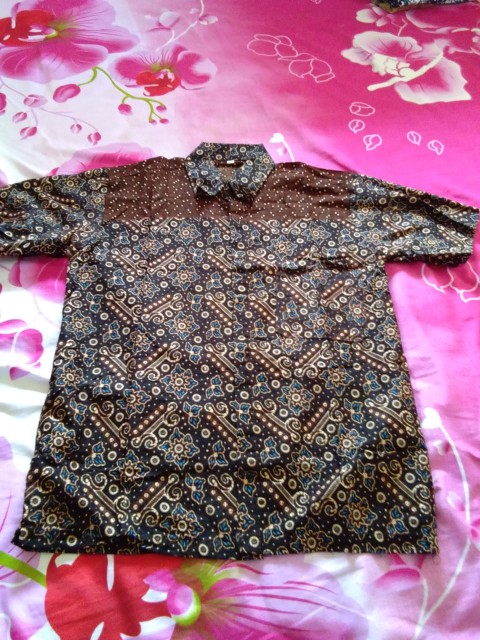 New Arrival Distro Batik Pria Sogan Hrb026 Batikaf Notoarto Batik Ipnu-ippnu Hem Pria