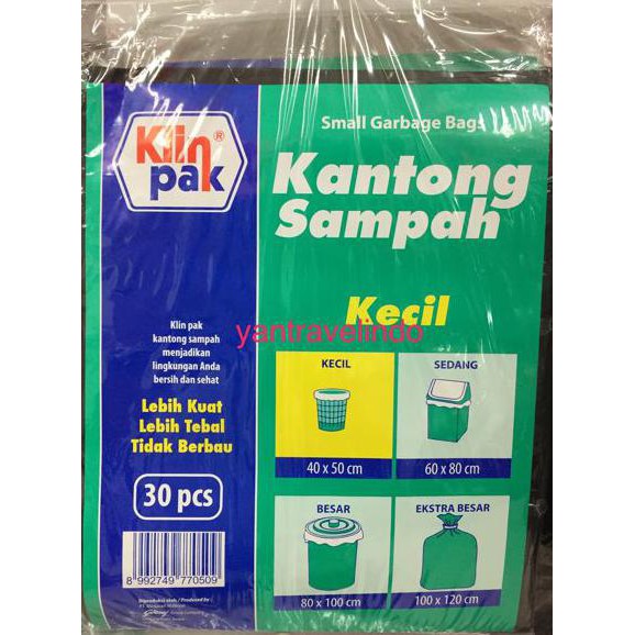 Open Ds] Kantong Sampah Kecil Plastik Hitam Small Trash Plastic