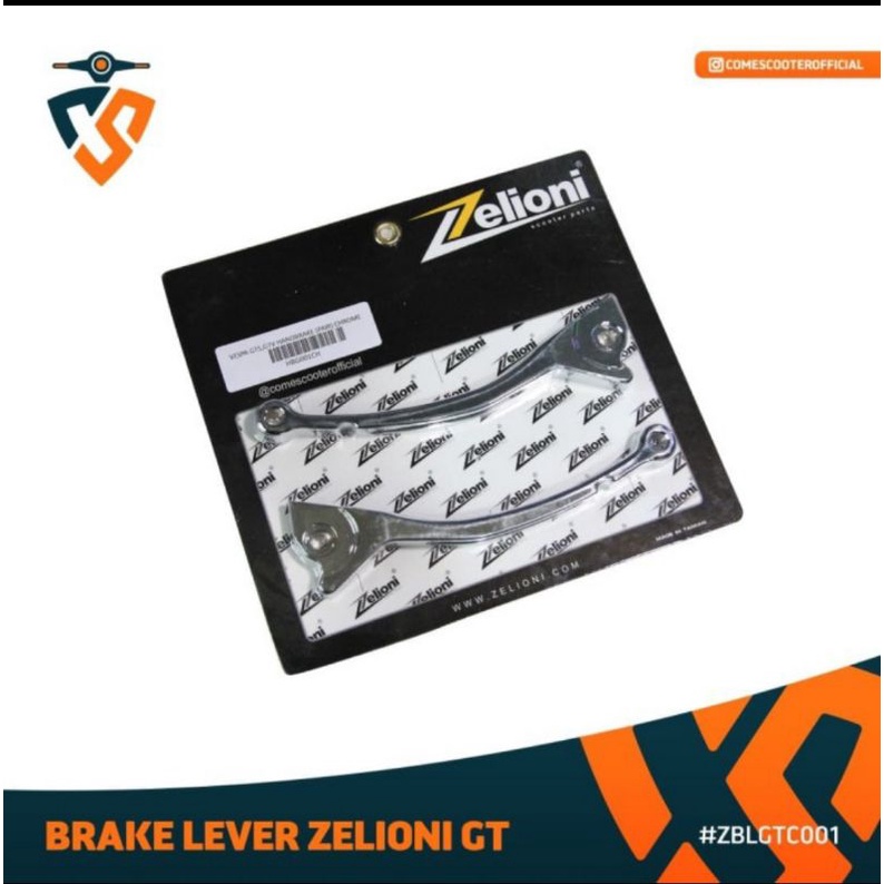 BRAKE LEVER HANDLE REM CHROME ZELIONI VESPA GTS