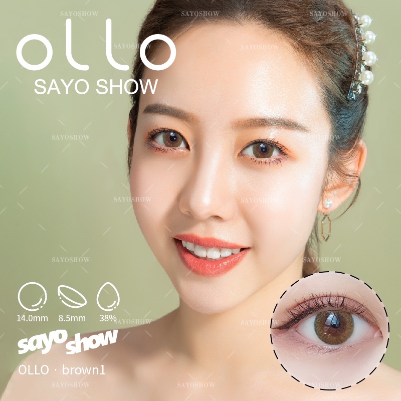 SAYOSHOW - Softlens OLLO Normal, Minus 1.00 S/D 8.00 (14 mm)