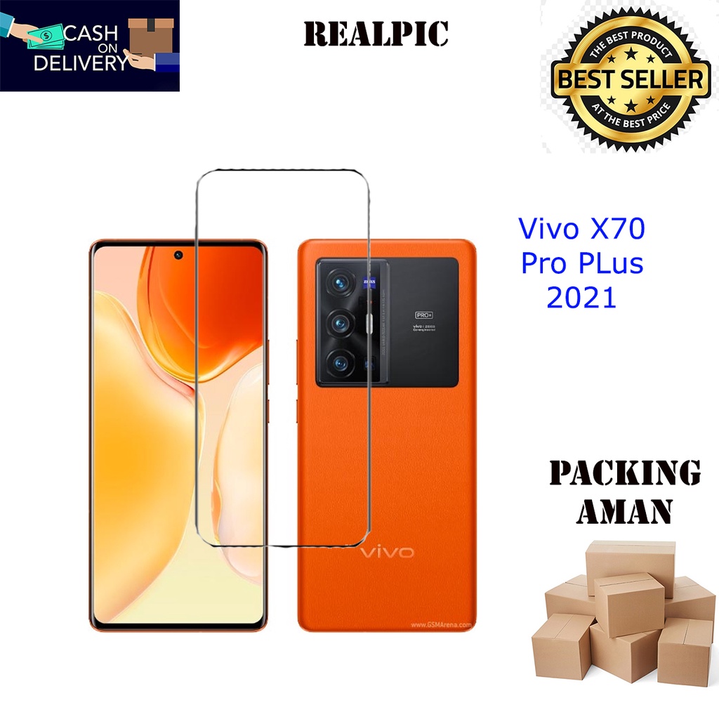 Tempered Glass Vivo X70 Pro Plus 2021 Screen Protector Anti Gores