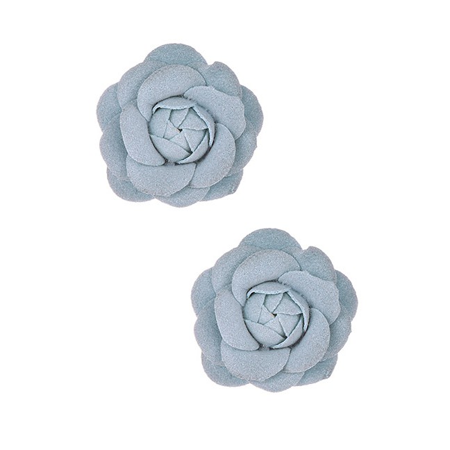 LRC Anting Tusuk Fashion Fleece Flower Earrings F3327X