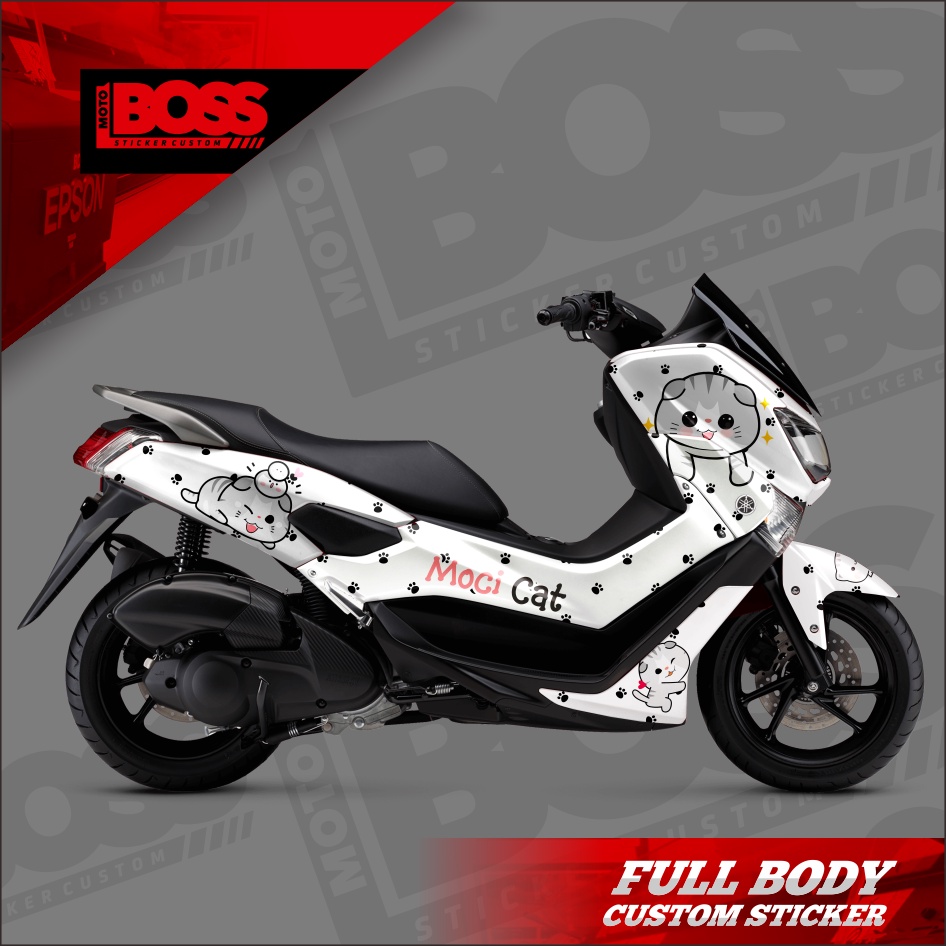 Decal Sticker Stiker Yamaha Nmax 2016 2017 2018 2019 Full Body Striping Full Body Nmax Old Stiker De