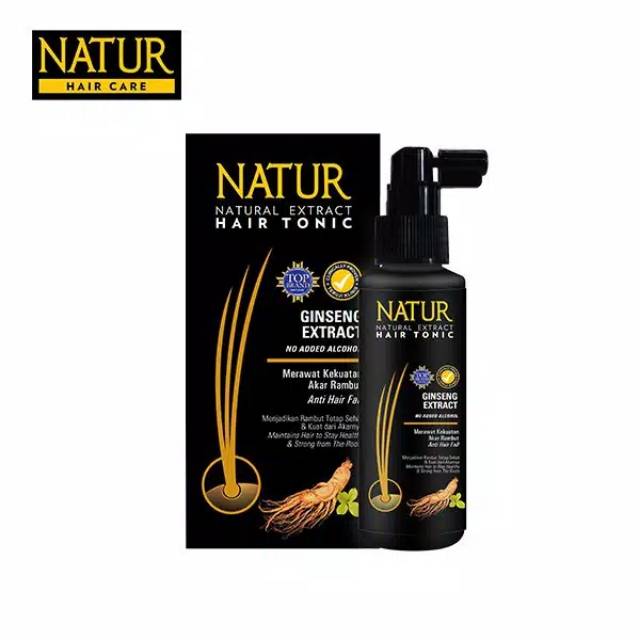 [BPOM] Natur Natural Extract Shampoo Ginseng Aloe Tea Tree | Natur Hair Mask | Natur Hair Tonic