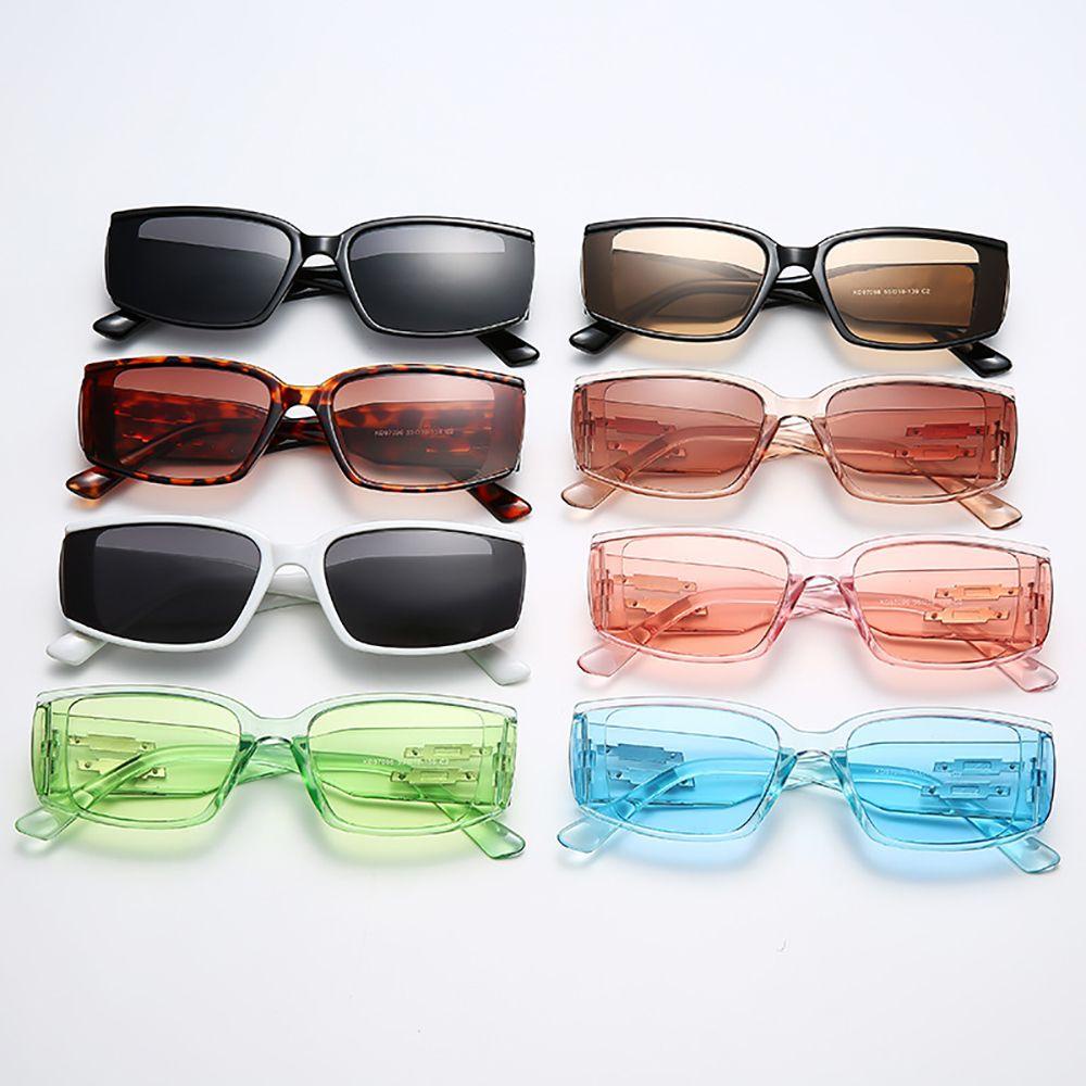 [Elegan] Square Sunglasses Retro Kaca Mata Anti Radiasi Untuk Wanita Kacamata Anti Radiasi UV Protection Glasses Colorful Female Male Eyewear Women Glasses