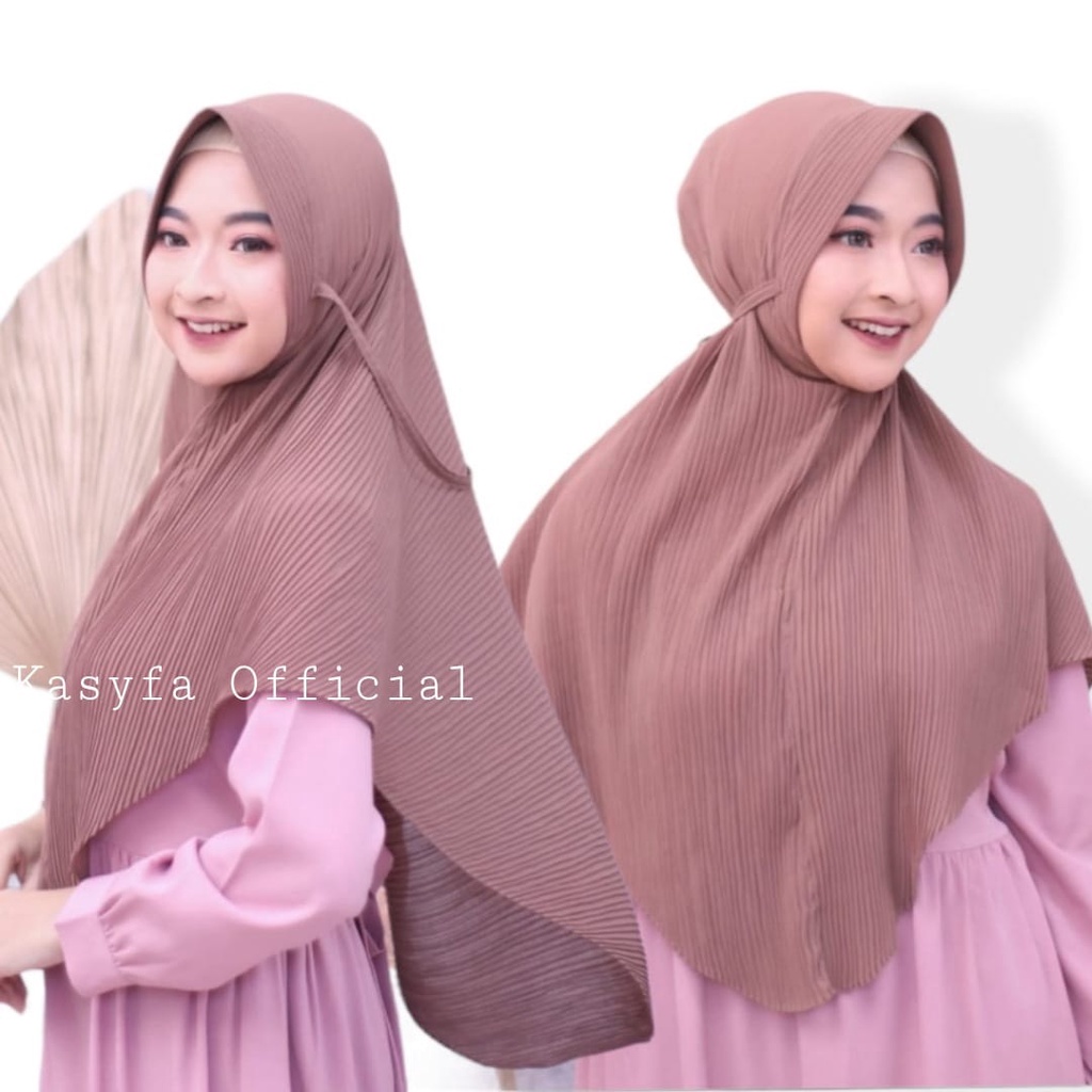 HIJAB BERGO MARYAM PED FULL PLISKET TALI