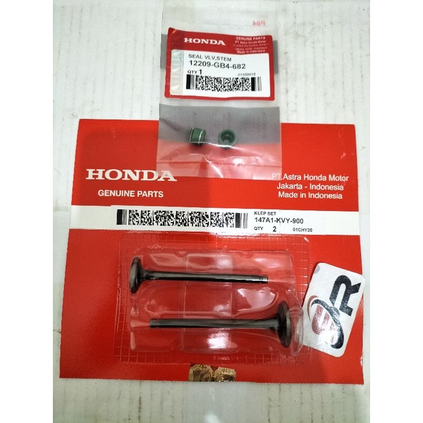 PAYUNG KLEP KOMPLIT (KVY) HONDA AHM BEAT KARBU  SCOOPY KARBU SEPACI KARBU  BEAT ESP FI  VARIO 110 LAMA OLD  KELENGKAPAN PRODUK  PATUNG KLEP  SIL KLEP