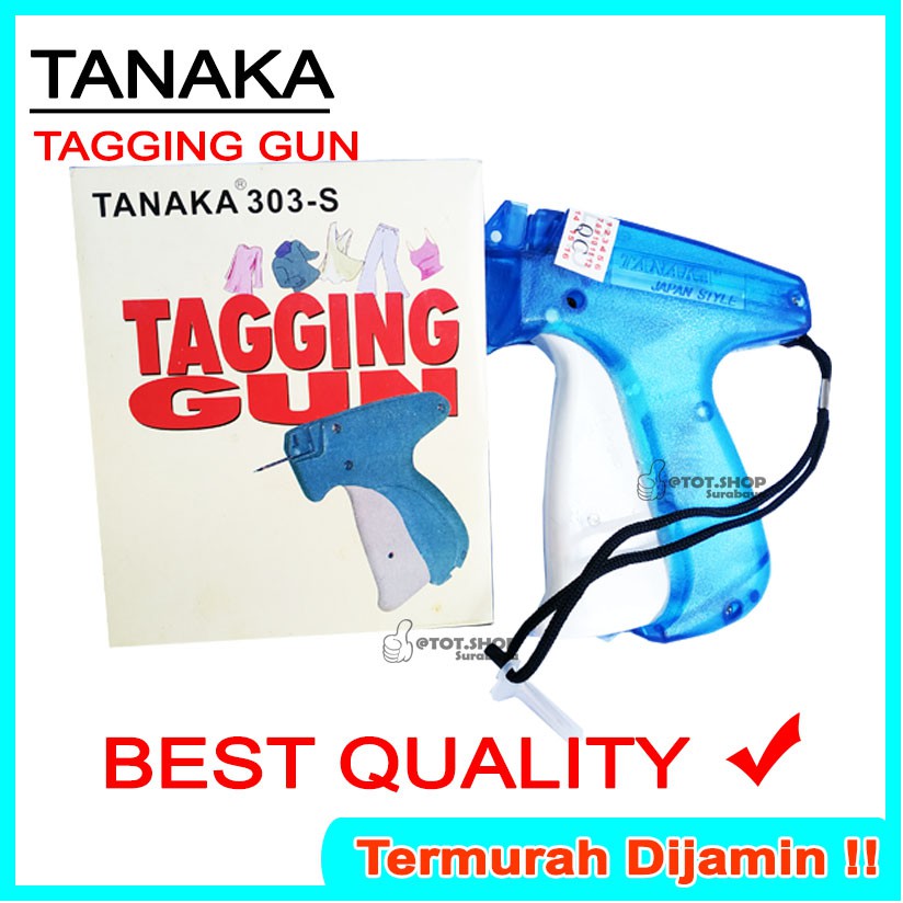 

TANAKA TAG GUN ALAT TEMBAK PEMASANG LABEL BANDROL HARGA HANG TAG TAGGING Laundry Pasang Label