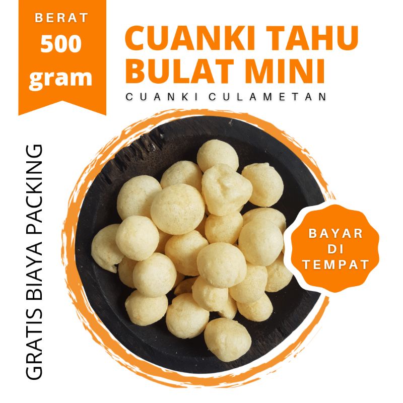 

Cuanki Sohu Mini 500 gram, Tahu Bulat Kering, toping Seblak Baso Aci, Mie Bakso atau Cemilan