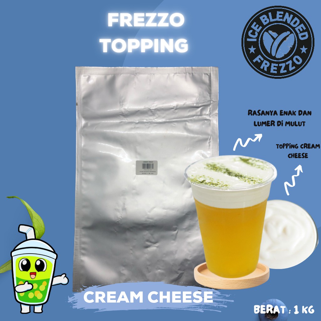 Bubuk Premium Topping CHEESE CREAM Powder 1000gram - Topping Minuman