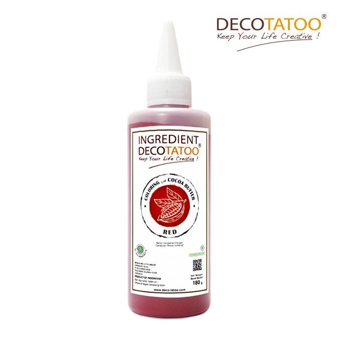 

RED COCOA BUTTER COLOR 180 GR - COCOA BUTTER ---NEW---