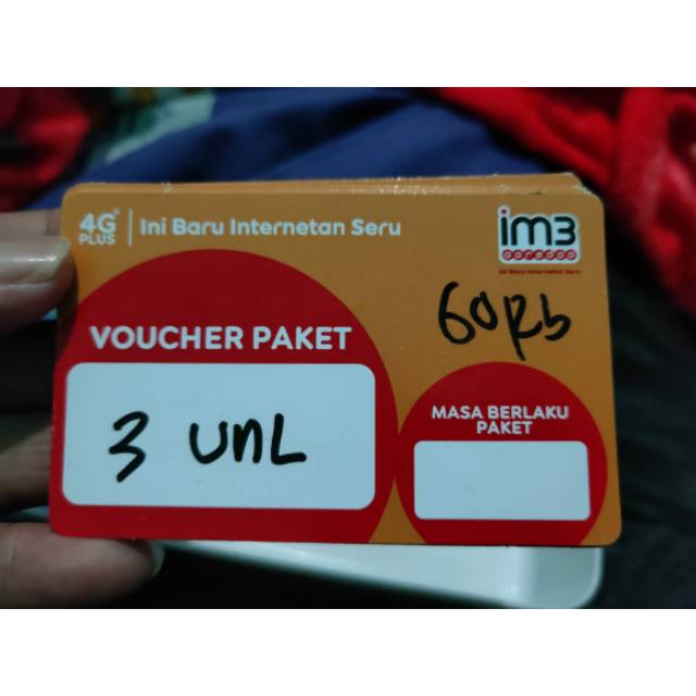 Indosat 3+ UNL YouTube 1 bulan