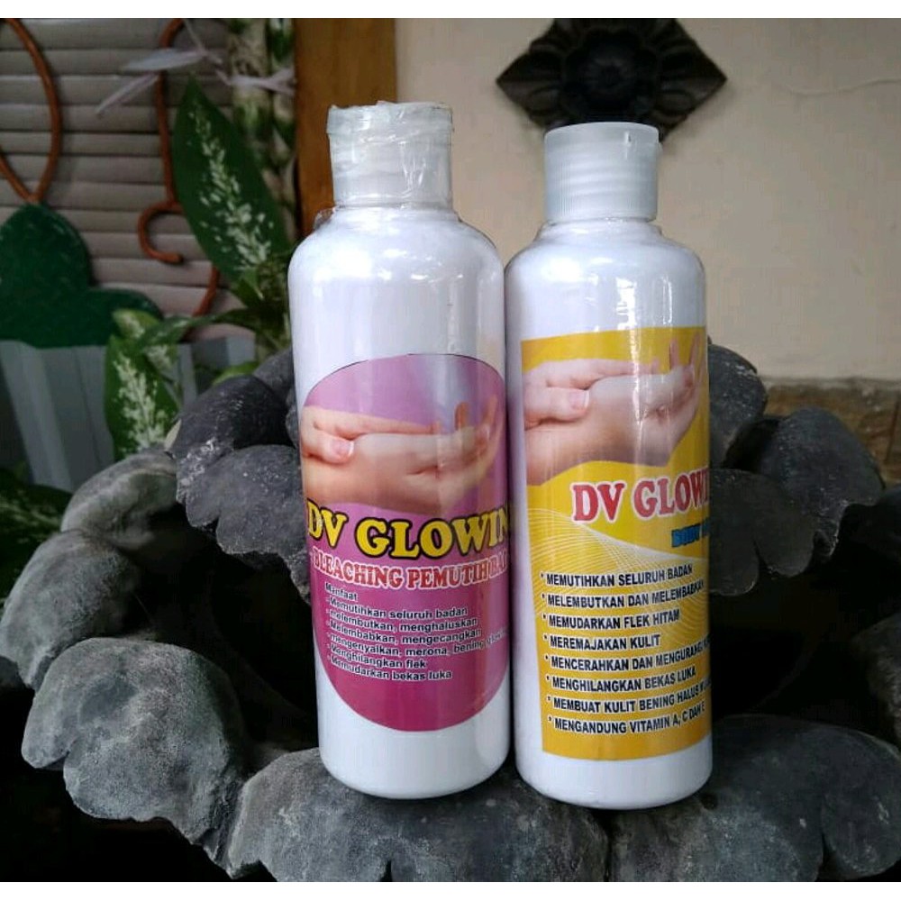 Lotion DV Glowing Mini (120ml) Asli 100% Original Pemutih Pencerah Murah Korea