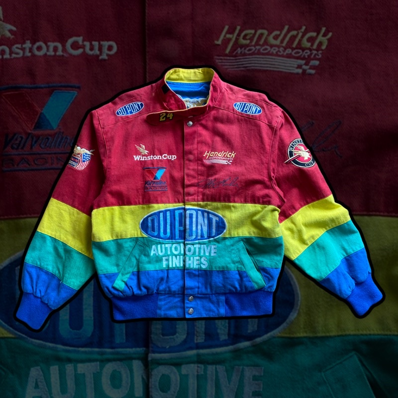 VINTAGE NASCAR JAKET BY JEFF HAMILTON