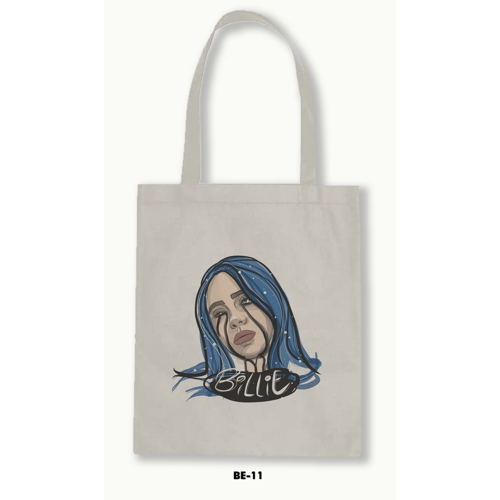 TOTE BAG BLACU - BILLIE EILISH .01