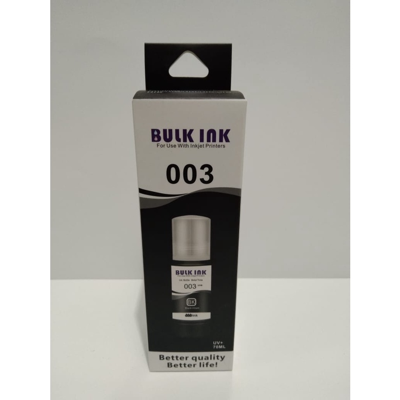 Tinta Bulk ink 003 Untuk Printer L1110 L3110 L3116 L3150 L3156 L5190 ISI 80ML