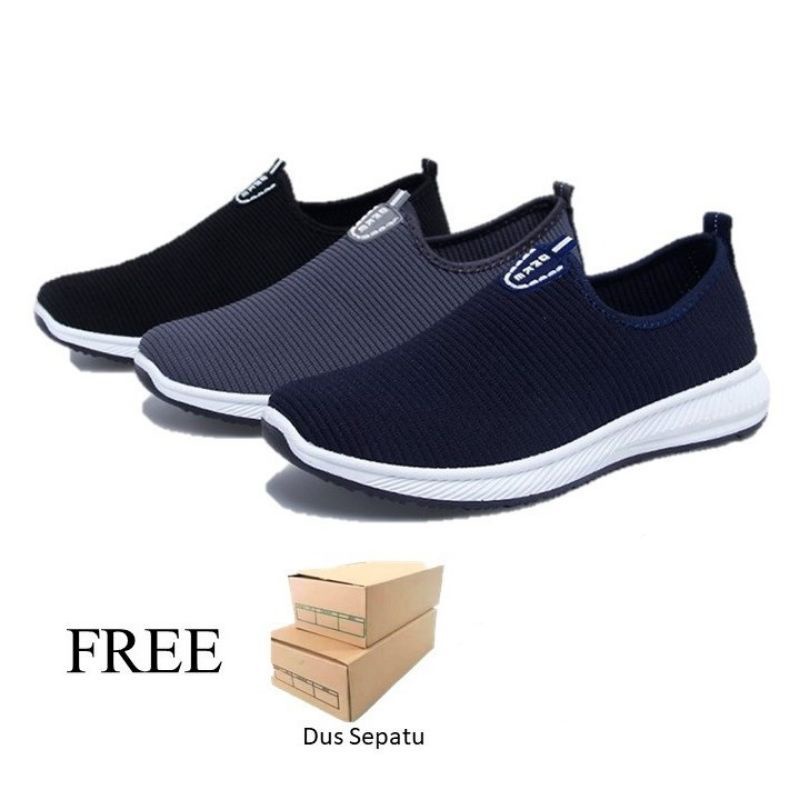 Sepatu pria Awaludin store Promo sale sepatu slip-on onke pria sepatu casual trand sepatu