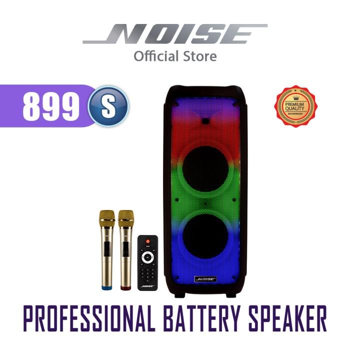 Speaker Portable Noise 899 S HIVE 10ins Double 10x2 Bluetot 2MicHandle