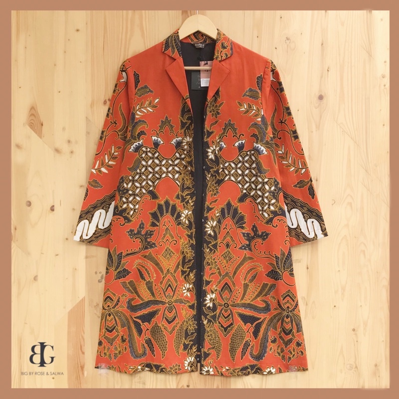 Outer Batik Tulis Exclusive - Atasan Cardigan Kerja Wanita Elegan
