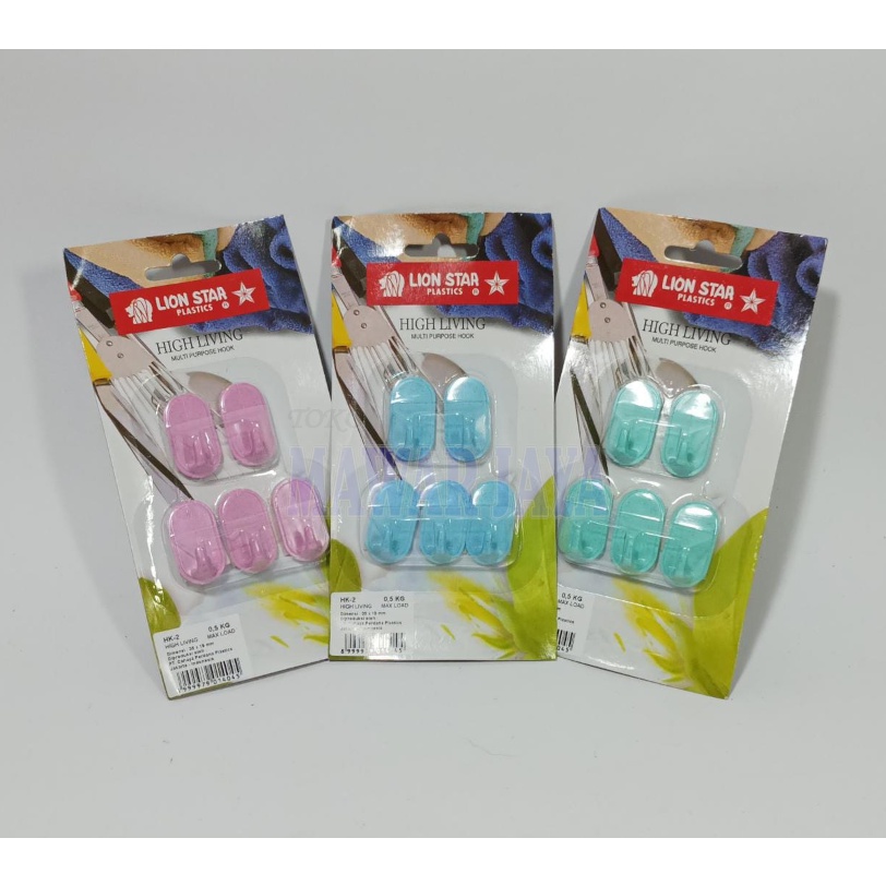 Gantungan Baju Tempel Lion Star / Kapstok Tempel Lion Star / Hook Lion Stars / Gantungan Tempel Dind