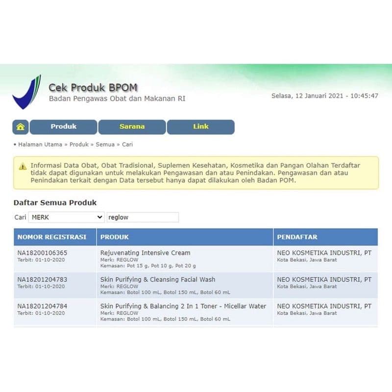 Reglow Series Glowing Skin Treatment By Amura Original BPOM / Paket Skincare Wajah Glowing Anti Acne-8