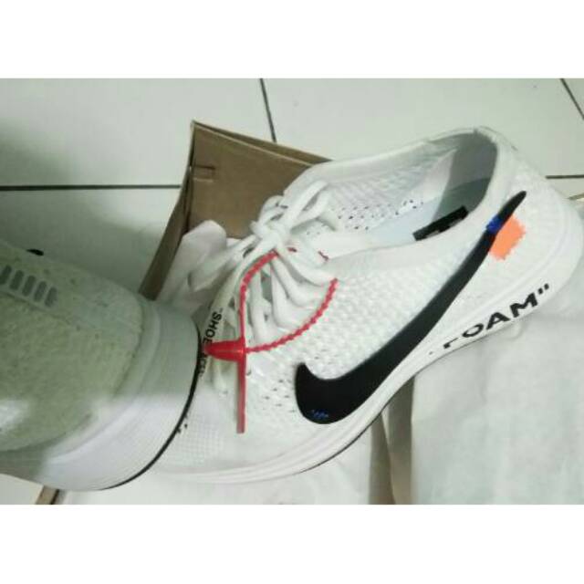 Off White X Nike Flyknit Racer