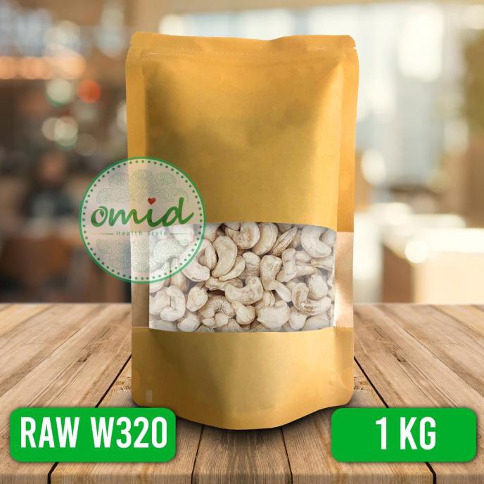 

TERBARU CASHEW RAW W320 MEDIUM SIZE ( KACANG MEDE MENTAH ) 1 KG
