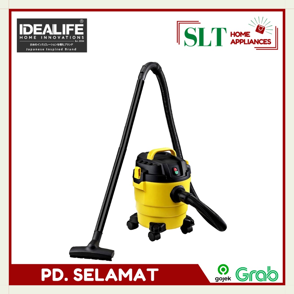 IDEALIFE - Wet & Dry Vacuum Cleaner - Penyedot Debu (IL-100V)