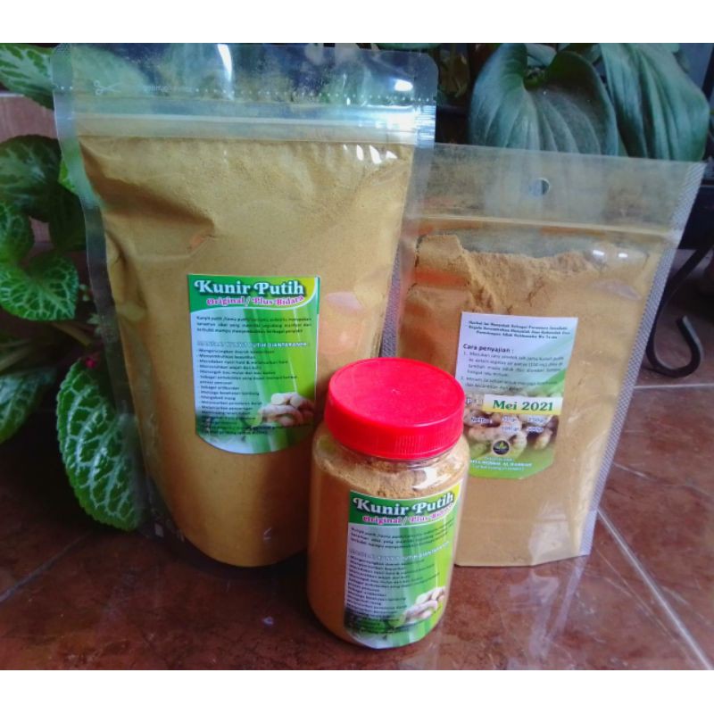 

jamu kunir putih / serbuk kunir putih ( Curcuma zedoaria ), jamu instan, jamu tradisional