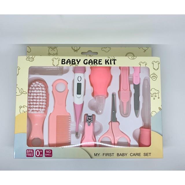 Baby care kit/10 set perlengkapan bayi/kado lahiran/newborn gift set/health care set HLT10-Pink