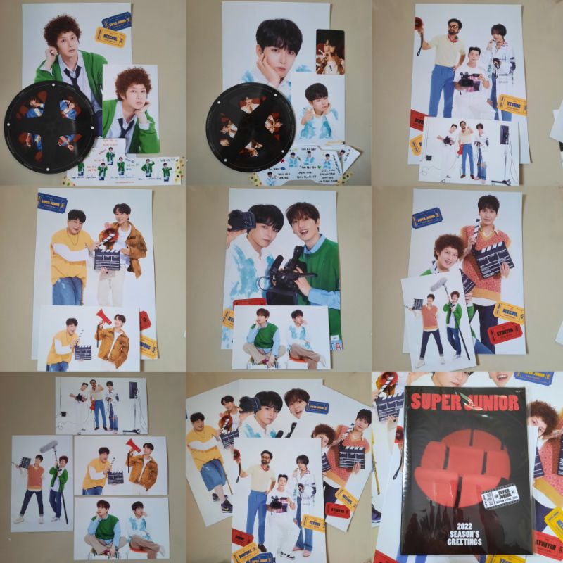 READY STOCK Super junior sg22 season greetings 2022 eunhyuk heechul ryeowook siwon shindong