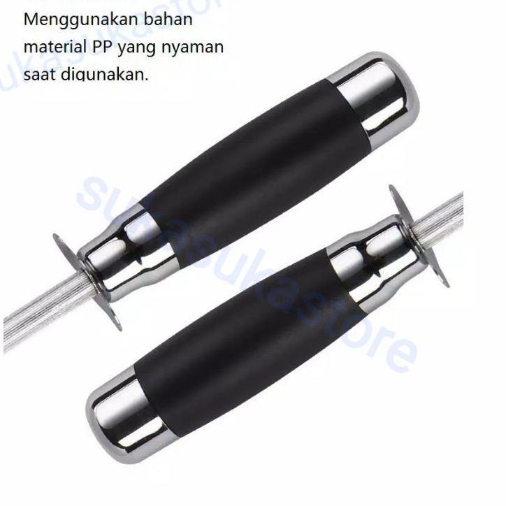 Original  Pengasah Pisau Stik Knife Sharpener Honer Honing Stainless Steel Premium ?