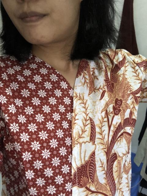 Atasan Batik Dolby Dolbi Dobby Doby Tenun Sutra Tulis Halus Katun Atbm Baron ,sarombit Atasan