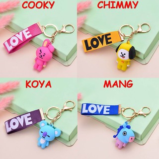 TGB Keychain Karakter BTS  BT21 LOVE KPOP Key Chain 