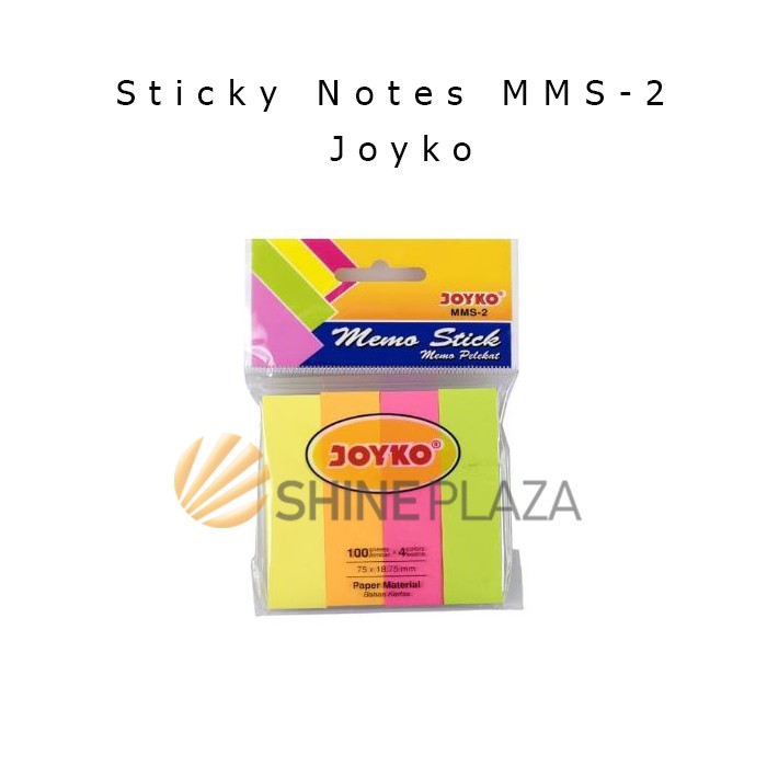 Jual Memo Sticky Notes Joyko Mms Kertas Memo Tempel Joyko Shopee