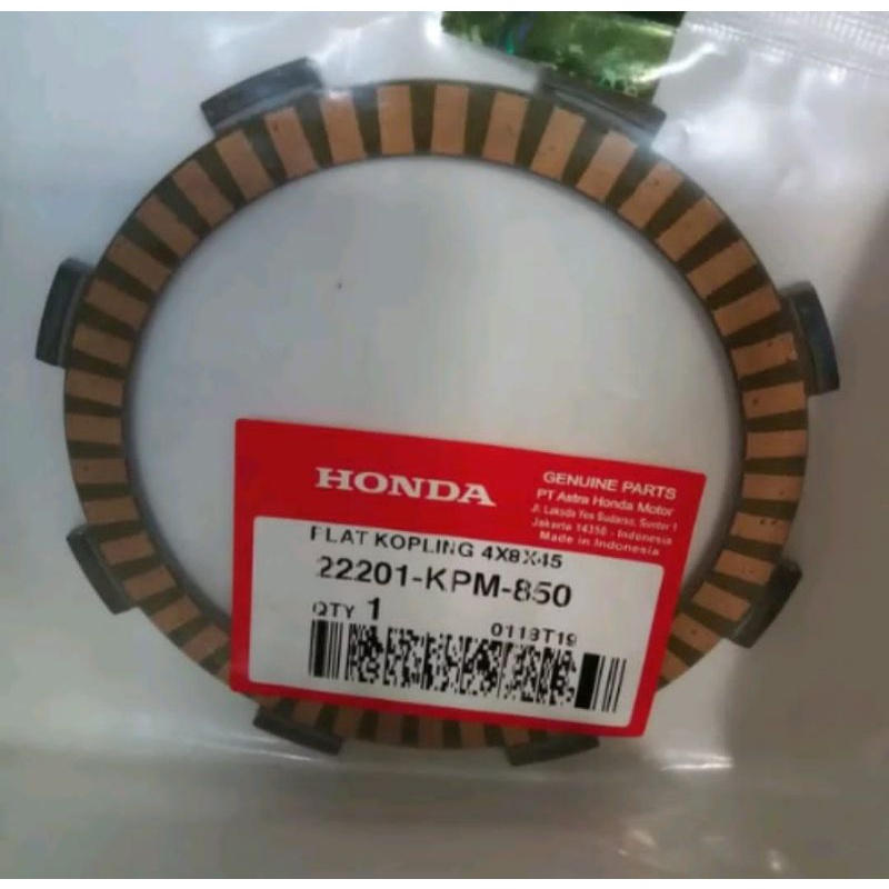 kampas kopling CRF 150 CB150 Verza Megapro new original 22201KPM850