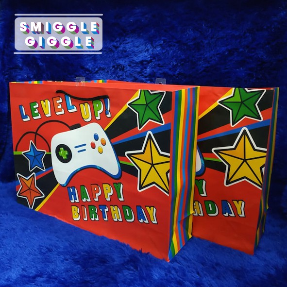 

Stick Game Birthday Paper Bag_Large
