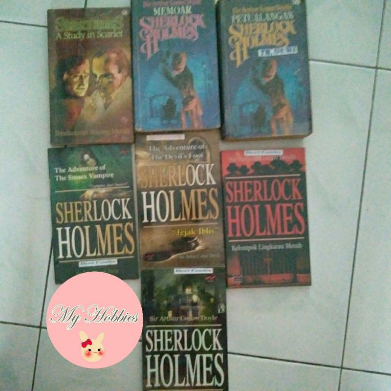 Sherlock Holmes - Sir Arthur Conan Doyle - 1 set (terbuka)