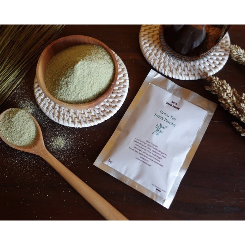 

Drink Powder Green Tea Powder Kemasan 20gr Minuman Sachet Siap Seduh