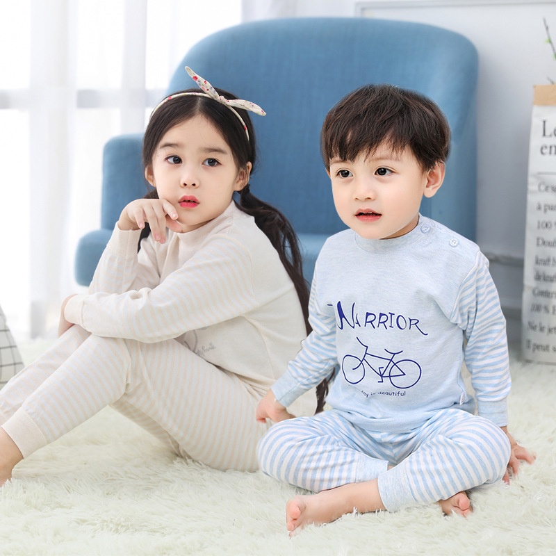 SETELAN BAJU TIDUR PIYAMA ANAK LAKI PEREMPUAN IMPORT BISA COD COWOK CEWEK LENGAN PANJANG PREMIUM DISNEY