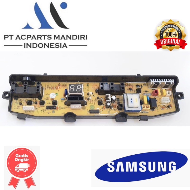 modul PCB mesin cuci Samsung 6 tombol wa65f4, wa90f4 wa 80f4 wa70f4 (297 A)