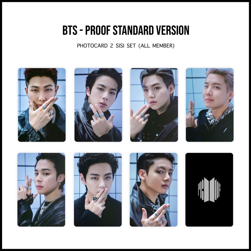 [SET] Photocard BTS Proof Standard Version