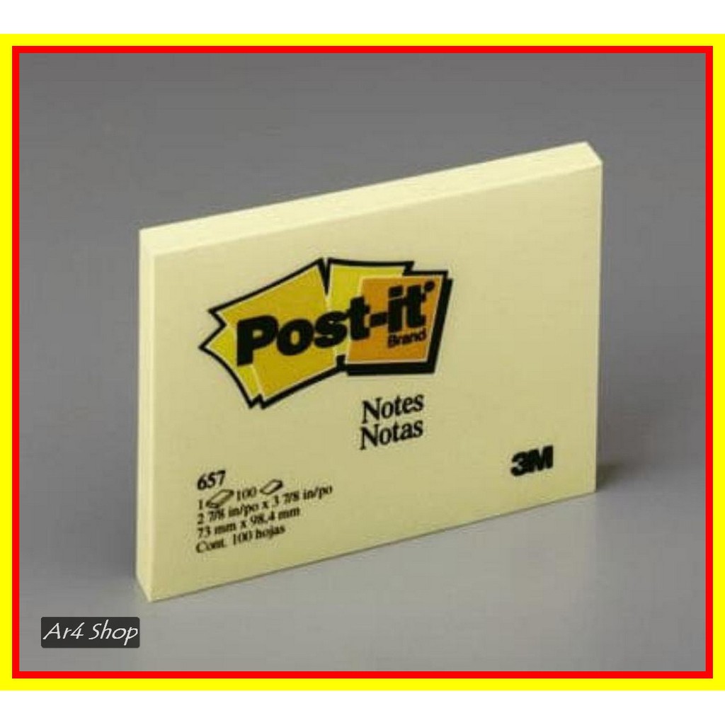 

Sticky Notes - Post-It - 657-Ac. 3 In X 4 In