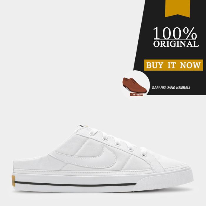 Db3970-100 Sneakers Original Nike Court Legacy Mule - White/Black/Gum