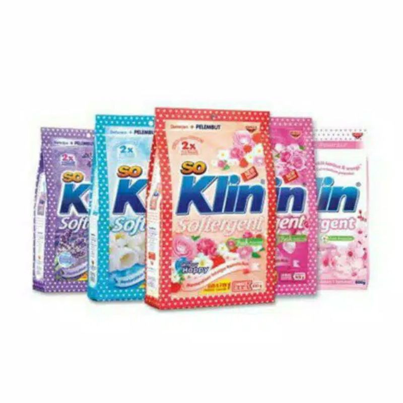 So Klin Softergent Sakura 770Gr - Detergen Bubuk