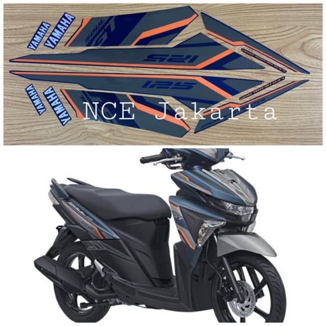 STIKER STRIPING SOUL GT 2016 BIRU