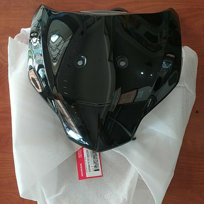 64500-KYZ-900ZB Tebeng Panel Dasi Tameng Cover Depan Supra X 125 Helm In Hitam