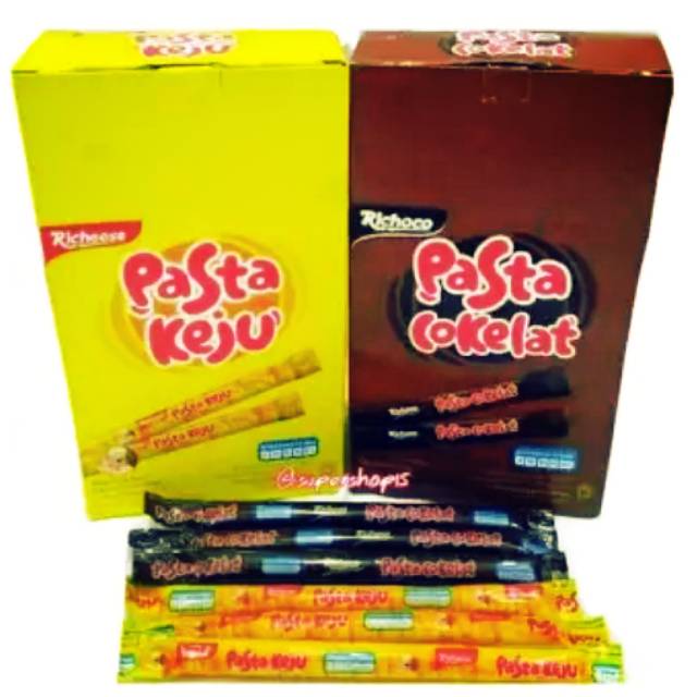 

Richeese pasta keju coklat 30pcs