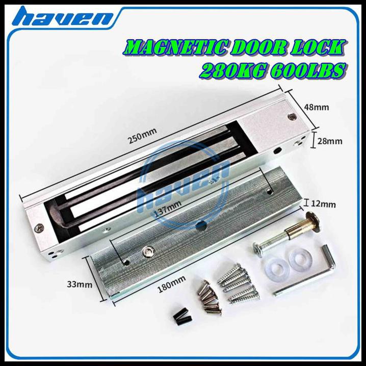 Em Lock 280Kg 600Lbs / Magnetic Door Lock 280Kg 600Lbs/ Access Door